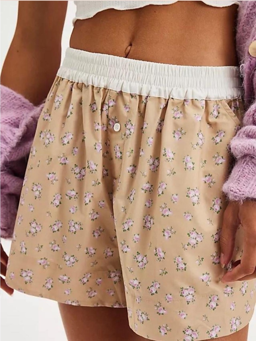 For Love & Lemons Tamren Boxer Shorts